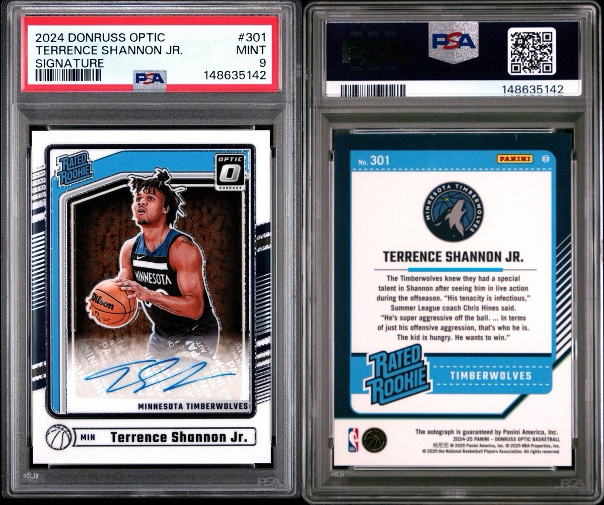 2024-25 Panini Donruss Optic - Rated Rookie Signatures Terrence 