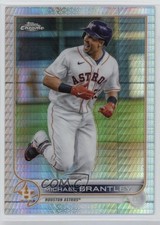 2022 Topps Chrome Prism Refractor Michael Brantley #34 1mh5