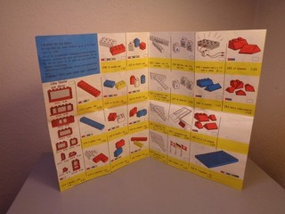 LEGO SYSTEM DENMARK VINTAGE 1950S FOLDER / PRICELIST SWEDISH ULTRA RARE NMINT