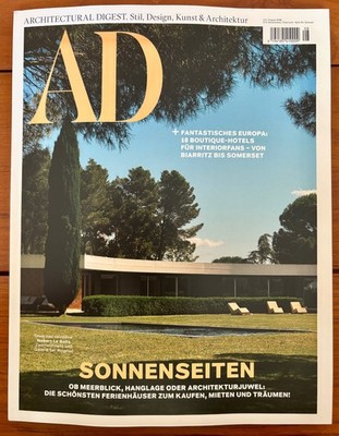 AD ARCHITECTURAL DIGEST 7/8/2026 SONNENSEITEN DIE SCHÖNSTEN FERIENHÄUSER JUWELE