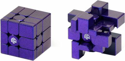 Gan Mirror Cube Uv Coated Speed Cube Purple Gan Mirror Blocks