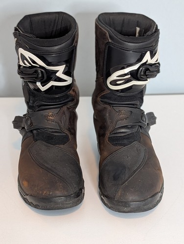 Alpinestars Belize Drystar Oiled Motorcycle Boots Waterproof - US 12 / EU 47 - Picture 2 of 8