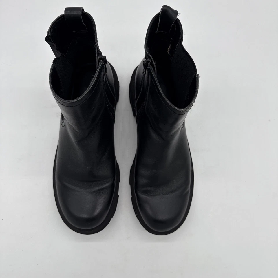 Botas de combate House of Harlow 1960 Righteous suela de cuero negro para mujer talla 9 Foto 2 de 4