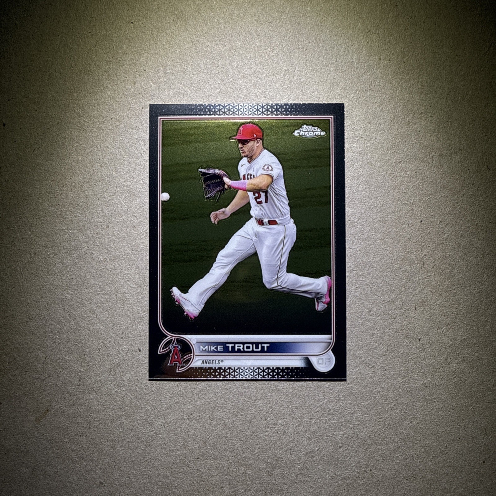2022 Topps Chrome Refractor - Mike Trout #200 Los Angeles Angels