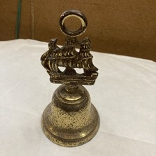 Vintage Hms Victory Brass Handbell