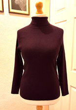 M&S Collection Rollkragenpullover brombeere Größe 16 ungetragen mit Etikett