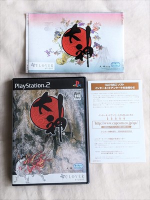 Okami PS2 Playstation 2 PS2 Japan Japanese Import Ookami Clover -   Seller