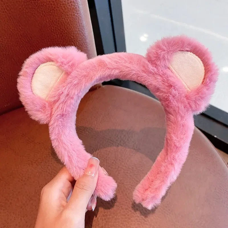 Diadema Labubu Orejas Accesorio Adulto Niñas Oso Fresa Peluche Diadema 2025 Foto 4 de 4