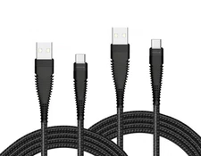 For Samsung Galaxy S20/S21/S22 - 6ft and 10ft Long USB-C Cables Fast Charge