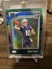 2024 Panini Donruss Optic Rated Rookie Drake Maye #229 Green Hyper Prizm (RC)