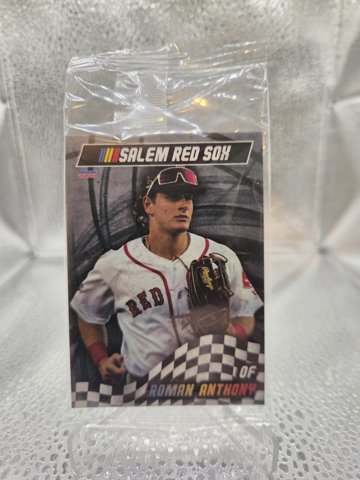 Roman Anthony 2023 Choice Salem Red Sox. Mint  Nascar Checkered Flag Variation