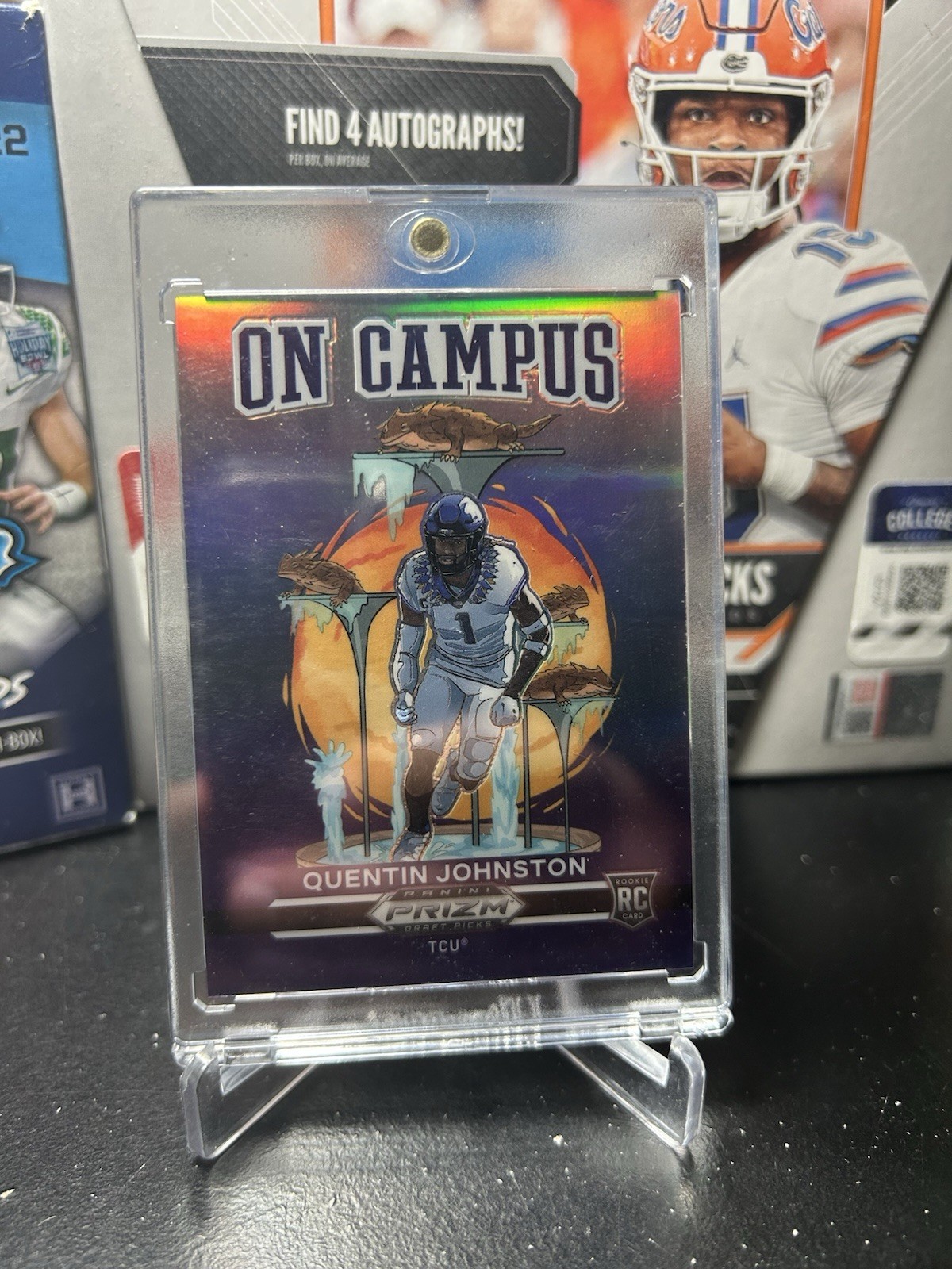 Quentin Johnston Panini Prizm Draft Picks on Campus #OC8 Base