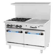 48 in 4Burner Radiance Series Gas Range w/ Griddle and Standard Oven