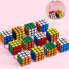 5Pcs 3cm Mini Plastic Magic Cube Puzzle Toy Children's Birthday Party Carnival P