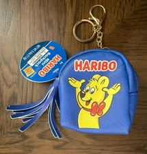 Haribo Tiny Blue Backpack With Tassle - Great Accessory Bag Charm Keychain