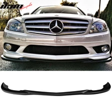 For 08-11 Benz W204 C Class GH Style Front Bumper Lip Spoiler ABS
