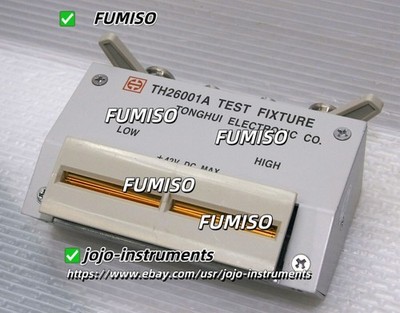 1PC used Tonghui TH26001A LCR Meter Test Fixture as HP   16038A 16047A *bn
