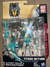 Transformers Titans Return Deluxe Class Autobot Teslor & Brainstorm 2015 NEW