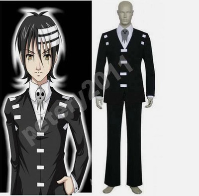 Soul Eater Death the Kid Cosplay Costume Children Adult Costume 