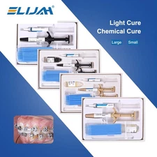 Dental Orthodontic Glue Bonding Light Cure Composite Resin Kit Adhesive Etch Gel
