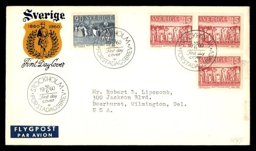 Mayfairstamps Sweden FDC 1960 Target Shooting First Day Cover aax_38195