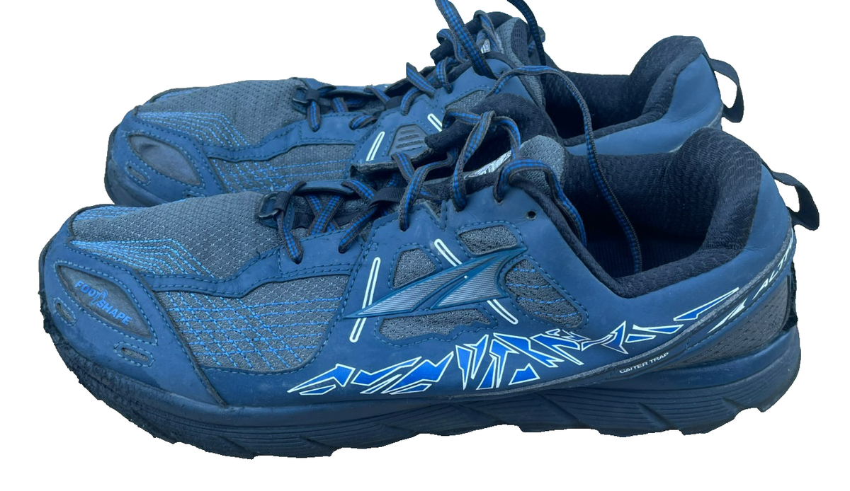 Altra Rivera 3 Running Shoes Mens 14 Blue Athletic Sneakers Zero Drop Comfort Altra M Rivera 3 Blue / Yellow main image 3