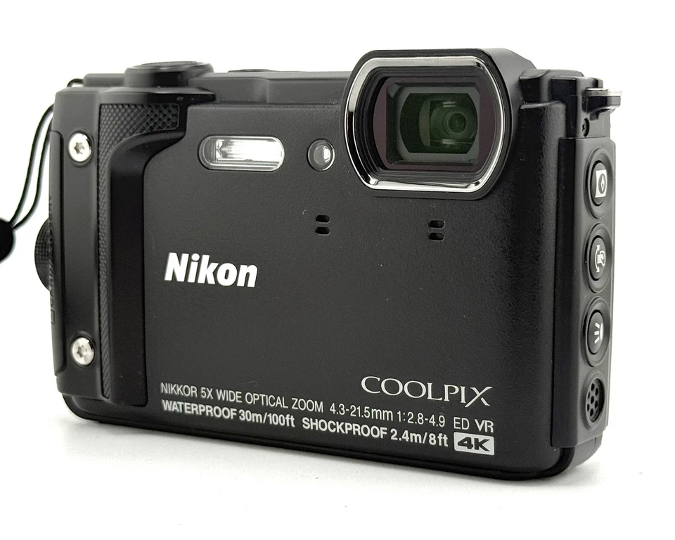 Nikon Coolpix W300 Digital Camera Underwater Waterproof Black GPS WiFi 4K - Image 3 of 4