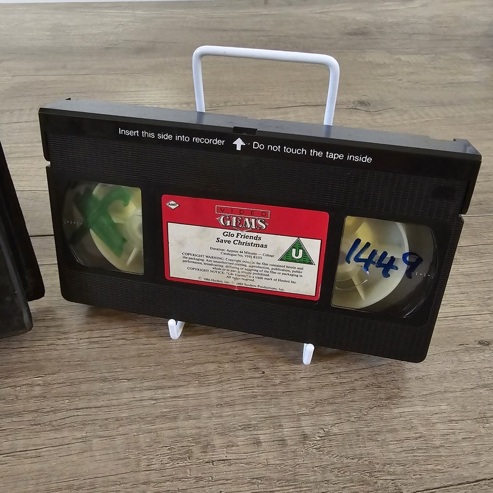 1986 The Glo Friends Save Christmas VHS tape Animated children’s video
