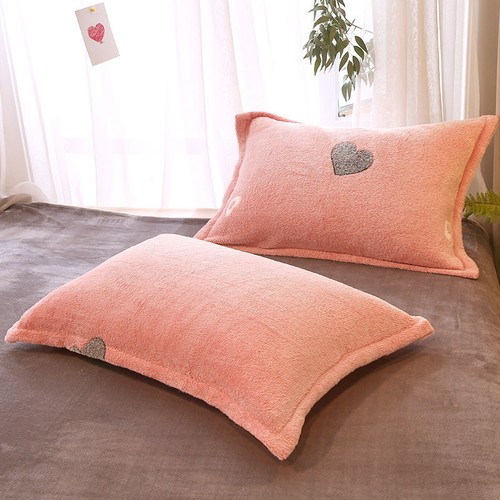 Federa cuscino 48*74 cm invernale calda flanella cartone animato floreale biancheria da letto - Foto 15 di 20