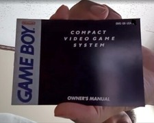 Compact Video Game System Owner's Manual/Booklet - GameBoy GBC GB Game Boy