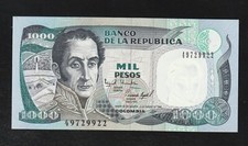 Colombia 1000 Pesos Oro 1994 P438 Uncirculated Banknote