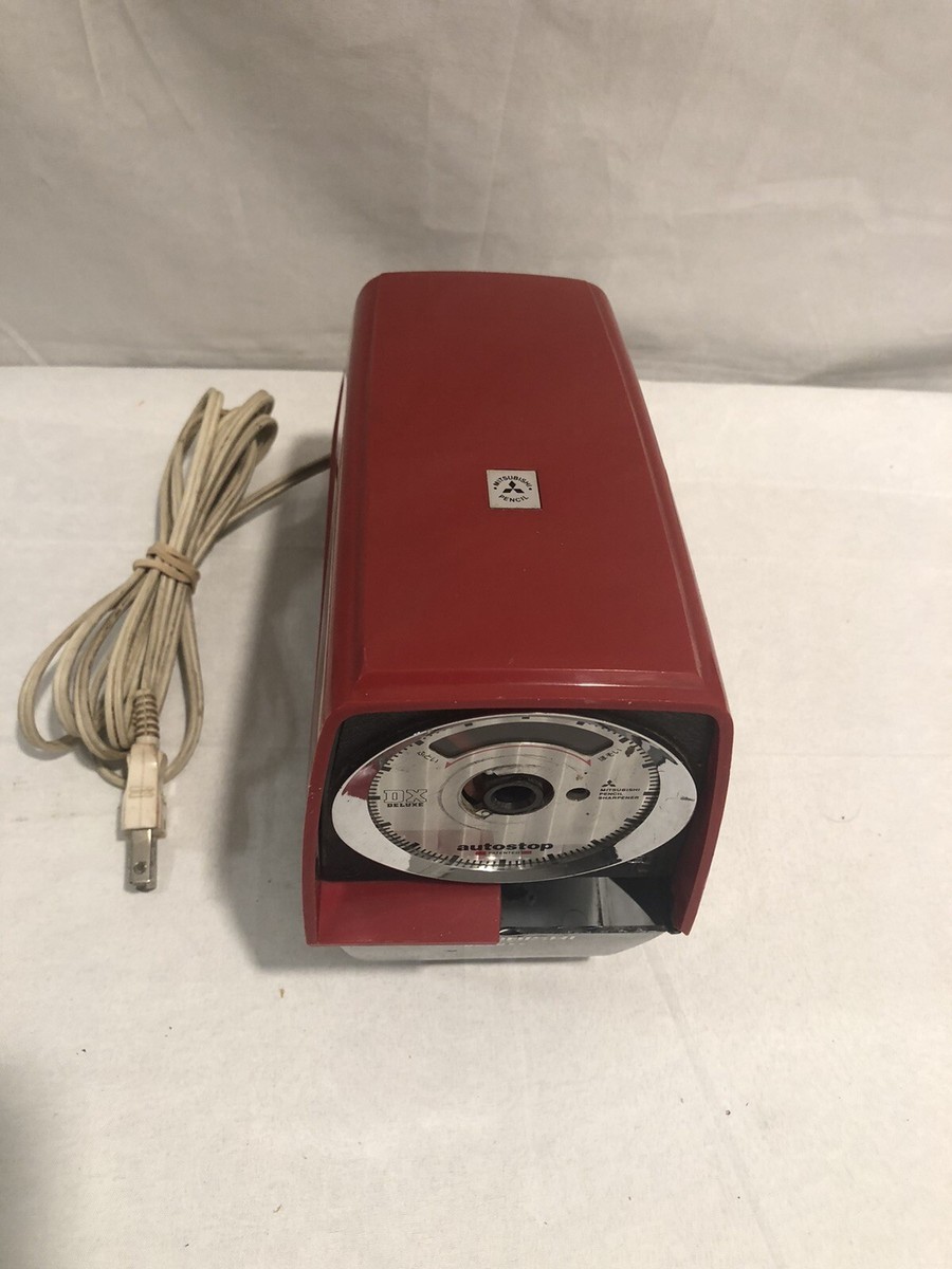 Vintage Mitsubishi ES-10D Deluxe Electric Pencil Sharpener