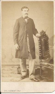 FOTO CDV 1880 - EUG. CLEMENT - HERREN -