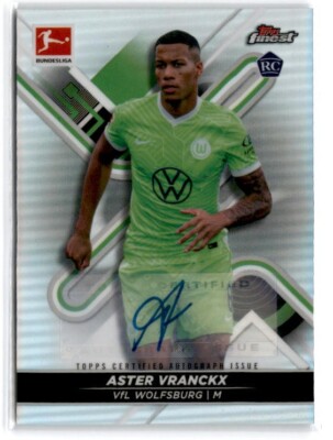 2022 Topps Finest Aster Vranckx RC Auto #147 