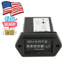 12v-36v Truck Tractor Diesel Outboard Engine Hour Meter For Boat Car Truck