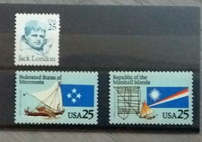 Lot de timbres usa 1986 et 1990 en neuf
