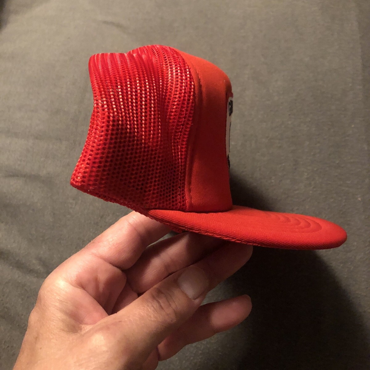 Grumman Emergency Products Vintage Truckers Foam SnapBack Mesh Hat NOS View 6