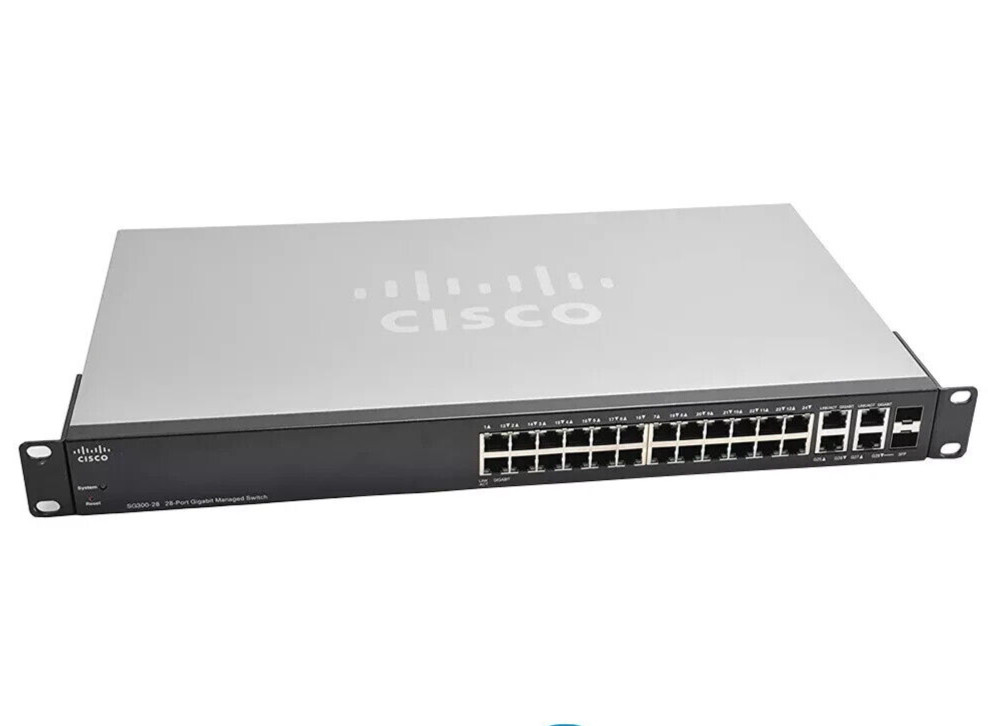 Cisco SG300-28-K9  28-Port Gigabit Managed Switch