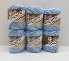Sugar 'n Cream Cotton Yarn Lot of 6 Faded Denim