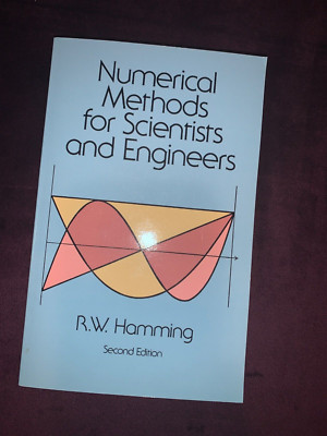 Numerical Methods for Scientist and Engineers, 1986 edition paper back book