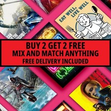 Gaming Posters Retro Gamer Wall Art Video Game Poster Prints Collection 1