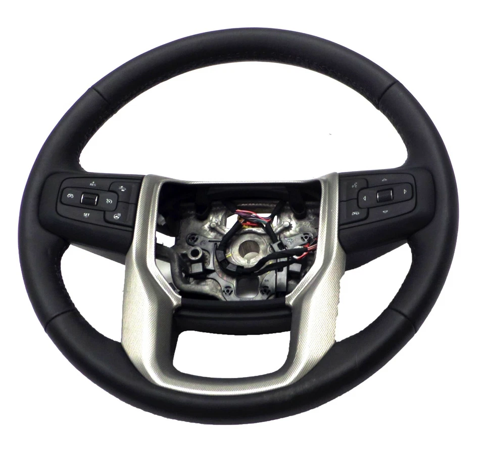 84945912 Steering Wheel Black Precrash Heated 2019-2021 GMC Yukon Sierra 1500 - Image 4 of 4