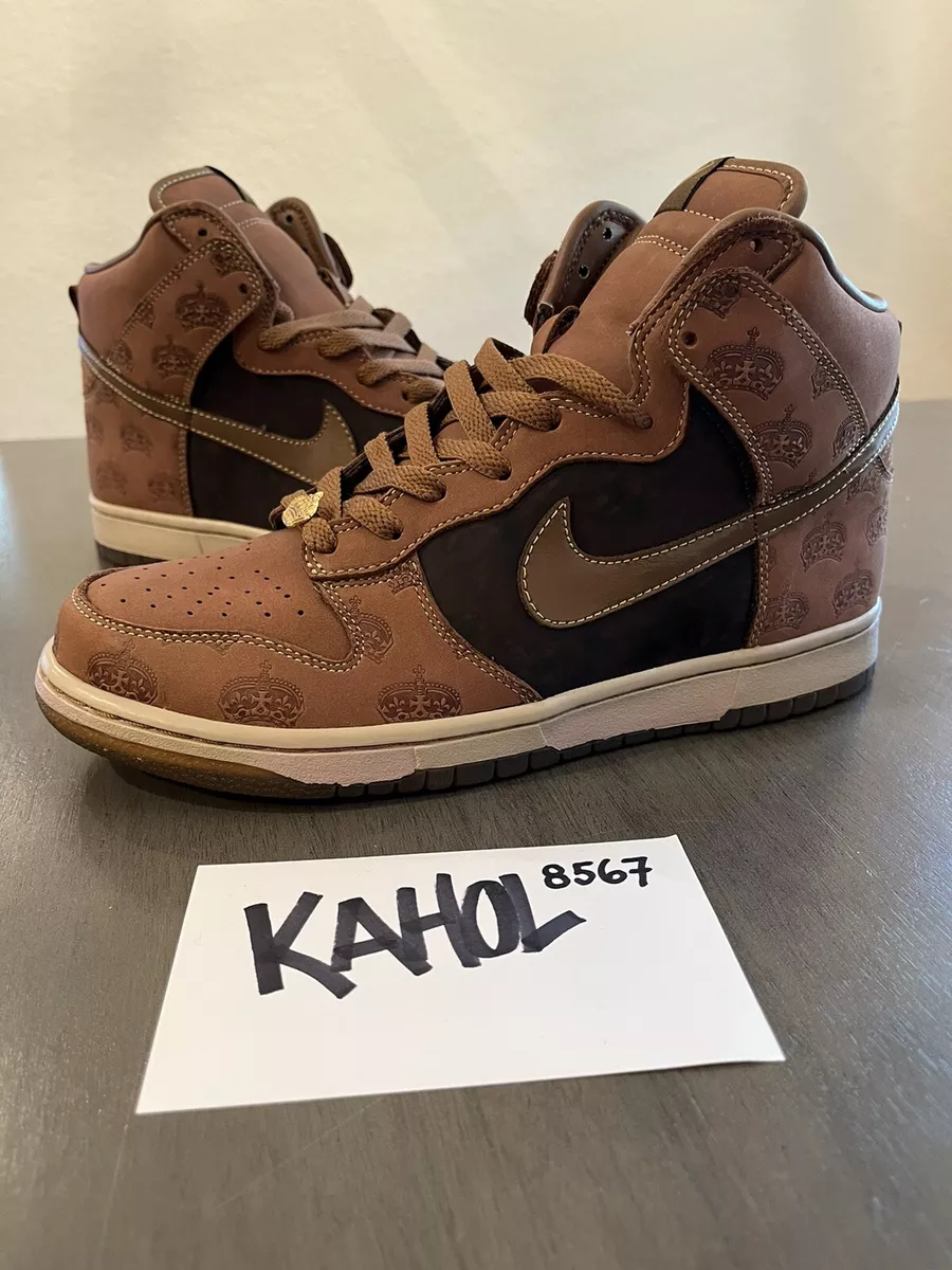 RARE NIKE DUNK HIGH MIGHTY CROWN sz 9 314263-221 2006 1-1000 PAIRS off travis sb