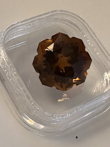 Top! VVS 17.53ct Cognac Quartz Natural Gemstone - Picture 11 of 24