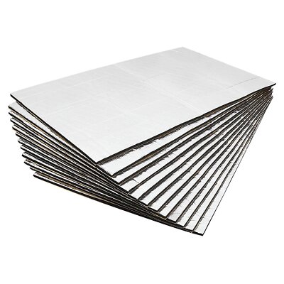 12sheets 20''X12'' Sound Deadener Car Insulation Automotive Heat Self-adhesive DIY