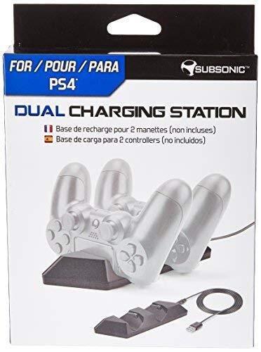 Playstation 4 Subsonic Ps4 Dual Charging Station Game NUOVO