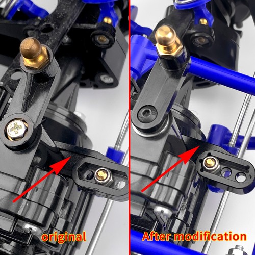 FLYXM 1Set Alum Servo Steering Mount For TAMIYA 1/10 Clod buster 4×4×4 RC Trucks - 第 5/7 張圖片