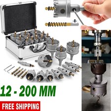 12-200MM TCT Carbide Hole Saw Tungsten Carbide Tipped Hole Cutter Drill Bit Tool