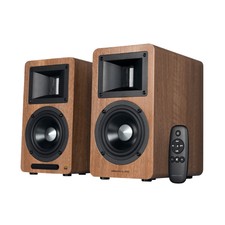 Edifier: Airpulse A80 Powered Speakers W/ Bluetooth - Wood Brown Wood Brown