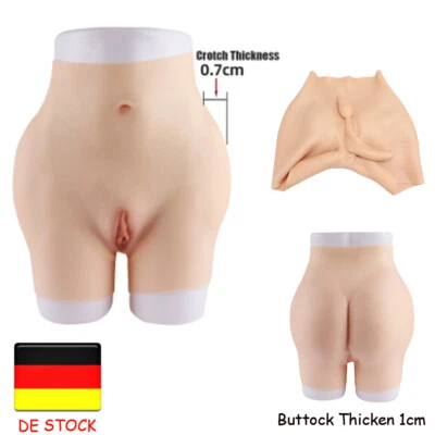 Bragas de silicona travesti vagina pantalones amplificador de cadera ropa interior transgénero